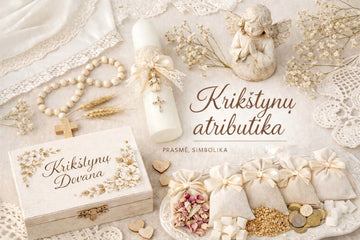 Krikštynų atributika: prasmė, simbolika ir kas ja pasirūpina?