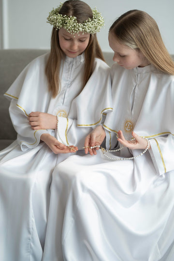 Rožančius iš onikso amenukų su maišeliu aukso sp. (TMROŽ2)