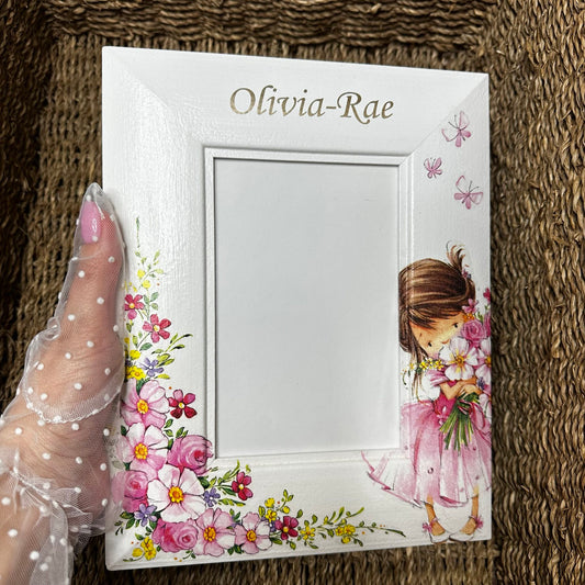 Personalizuotas nuotraukų rėmelis su metrikais